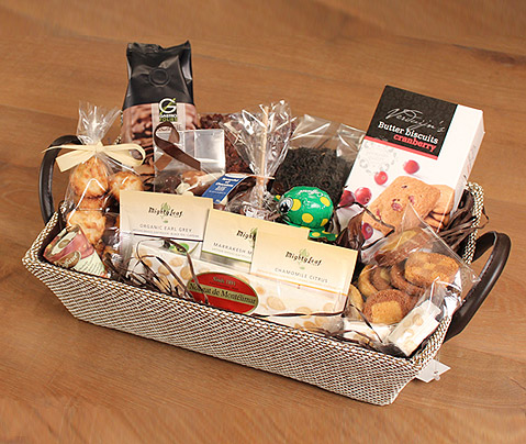 Een lekker zoete geschenkmand